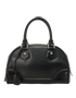 Bowling Montaigne PM, &pound;395, Handbags, Black, Leather, Front view